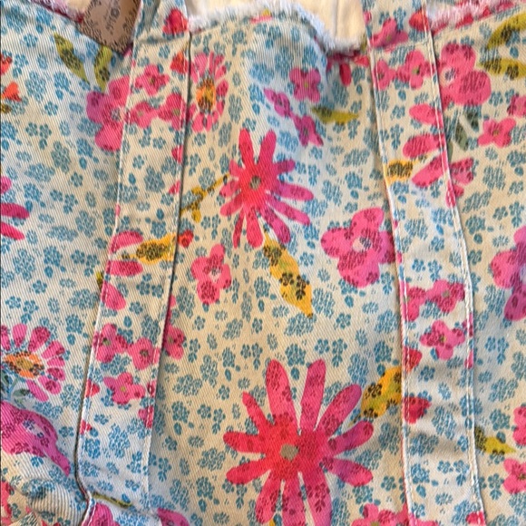 Natural Life Floral Tote Bag - Pink and Blue - Picture 3 of 8